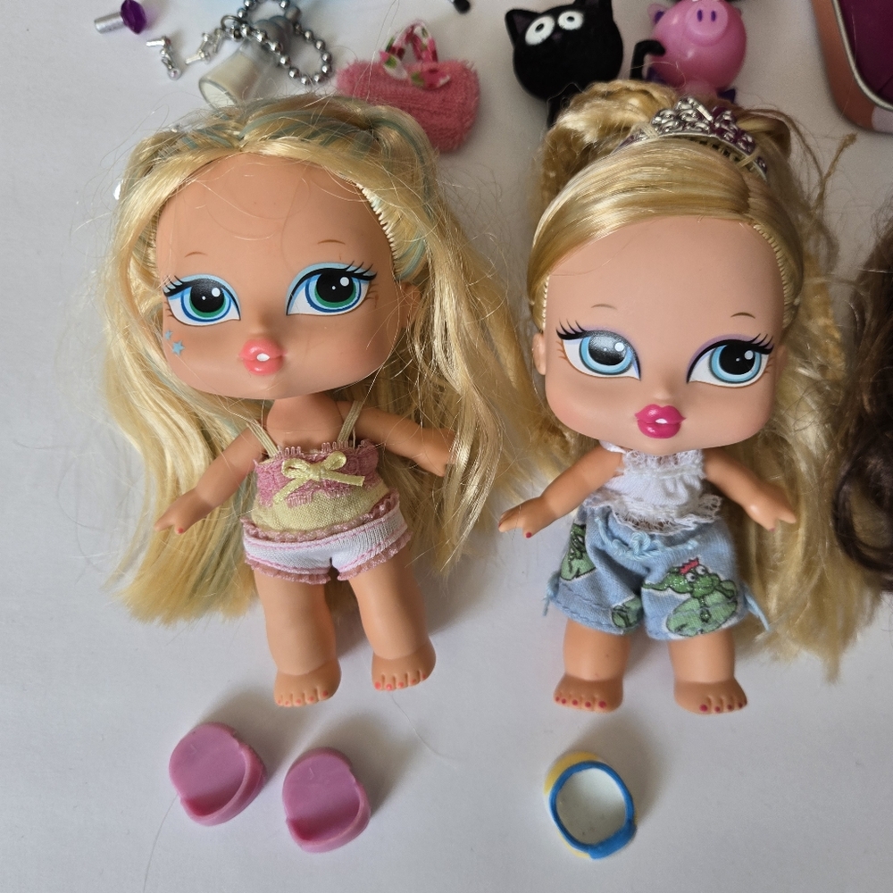 Bratz Babyz Lot.of 4 Dolls, Accessories, And Lunch Box Play Set - Picture 3 of 12